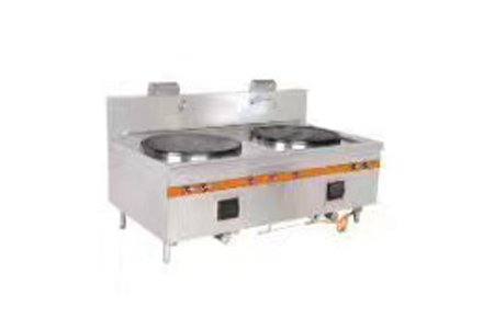 燃氣雙頭大炒爐